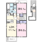 イーストブルー　Ⅱ　204号室　 画像1