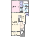 アンソレイユ　ＳＨ101号室　 画像1