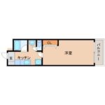 リバティーセトル　南宮崎の1K賃貸アパート 画像1