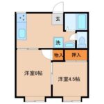 フォーブル横山　清武の2DK賃貸アパート　 画像1