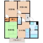 パレス木花台B棟　木花の3DK賃貸アパート 画像1