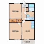 メルローズ本郷 田吉の2DK賃貸アパート 画像1 メルローズ本郷 田吉の2DK賃貸アパート 画像1